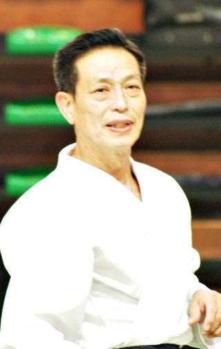 Katsuaki Asai Sensei in Bologna 2004.