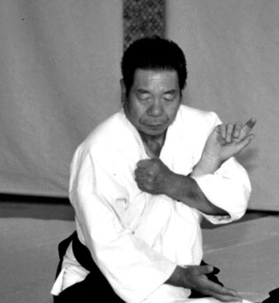 Saito Sensei im Dojo von Philippe Voarino in Juans-les-Pins.