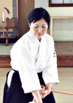 Miyako Fujitani in ihrem Dojo in Osaka.